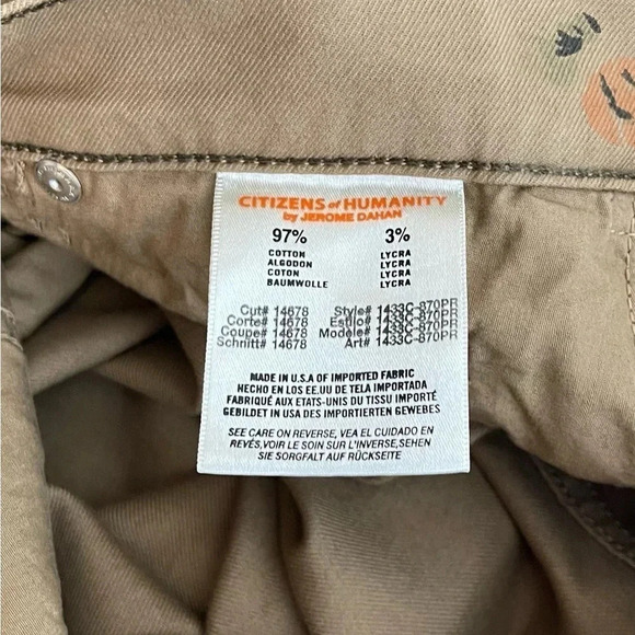 Citizens Of Humanity | Mandy Jeans High Waist Retro Slim Roll Up Floral - Picture 10 of 12